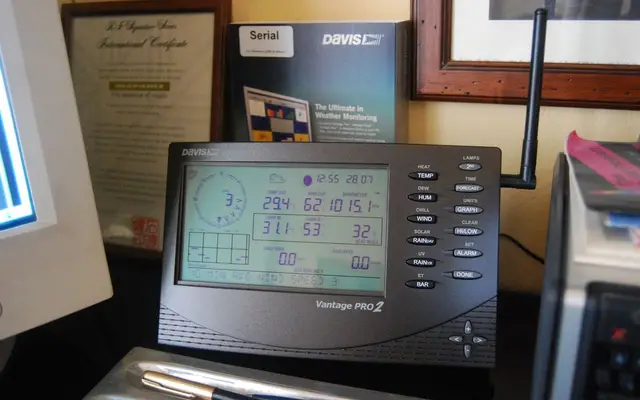 Davis Vantage Pro2 · η κονσόλα